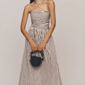 zeynclothing Strapless Vera A-Line Maxi Dress